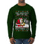 The Greatest Gift Of All Matthew 1:21, Ugly Christmas Sweater Mens Long Sleeve Shirt