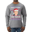 Biden Is Coming To Town Ugly Christmas Sweater Mens Long Sleeve Shirt