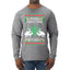 Merry Christmas Bitches Ugly Christmas Sweater Mens Long Sleeve Shirt