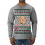 Not My Gumdrop Buttons Funny Classic Movie Quote Ugly Christmas Sweater Mens Long Sleeve Shirt