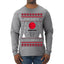 Merry Swishmas Basketball Sports Ugly Christmas Sweater Mens Long Sleeve Shirt
