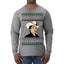 Ya Llegaron Las Nieves De Enero Chalino January Snow Ugly Christmas Sweater Mens Long Sleeve Shirt