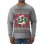 Out Here Looking Like a Snack Funny Cute Christmas Cookie Ugly Christmas Sweater Mens Long Sleeve Shirt
