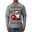 You Ain't Getting Shit Funny Santa Claus Ugly Christmas Sweater Mens Long Sleeve Shirt