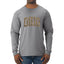 Ohio  Camo Fill Orange Outline Sweater, Unisex Mens Long Sleeve Shirt