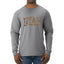 Utah  Camo Fill Orange Outline Sweater, Unisex Mens Long Sleeve Shirt