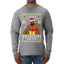 I Have A Big Package Meme Barry Wood Ugly Christmas Sweater Mens Long Sleeve Shirt