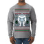 Abdominal Swoleman Fitness Yeti Ugly Christmas Sweater Mens Long Sleeve Shirt