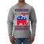 I'm Dreaming Of A Right Christmas Republican GOP  Ugly Christmas Sweater Mens Long Sleeve Shirt