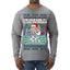 Santa Game Show I'd Like To Solve the Puzzle Wheel Ugly Christmas Sweater Mens Long Sleeve Shirt
