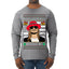 Jingle Bell Rock Kid Rapper Country Music Ugly Christmas Sweater Mens Long Sleeve Shirt