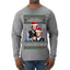 Here To F Stuff Up Step Brothers Holiday Pose Ugly Christmas Sweater Mens Long Sleeve Shirt