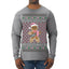 Out Here Looking Like a Snack Cute Xmas Cookie Ugly Christmas Sweater Mens Long Sleeve Shirt