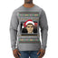 Did Somebody Say Christmas? Lloyd Dumb Dumber 90s Movie Ugly Christmas Sweater Mens Long Sleeve Shirt