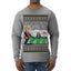 Tis the Season to Take Out the Garbage President Trump Ugly Christmas Sweater Mens Long Sleeve Shirt