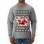 Milk And Titty Time Christmas Sweater, Ugly Christmas Sweater Mens Long Sleeve Shirt
