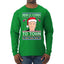 Biden Is Coming To Town Ugly Christmas Sweater Mens Long Sleeve Shirt