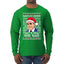 Santas Coming That's What She Said Michael Scott Ugly Christmas Sweater Mens Long Sleeve Shirt