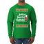 Jolliest Bunch of Assholes Xmas Movie Ugly Christmas Sweater Mens Long Sleeve Shirt