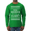 You Serious Clark Christmas Vacation Movie Ugly Christmas Sweater Mens Long Sleeve Shirt