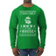Theres Some Hos in the House Santa Ugly Christmas Sweater Mens Long Sleeve Shirt
