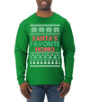 Santa's Favorite Homo Ugly Christmas Sweater Mens Long Sleeve Shirt