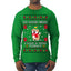 Good News I Saw a Dog Today Funny Ugly Christmas Sweater Mens Long Sleeve Shirt