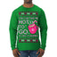 You Can Take Me Hot to Go, Hot Cocoa Viral Song Pop Music Ugly Christmas Sweater Mens Long Sleeve Shirt