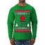 Merry Swishmas Basketball Sports Ugly Christmas Sweater Mens Long Sleeve Shirt