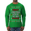 First Christmas With My Hot New Fiance Classic Newlywed Ugly Christmas Sweater Mens Long Sleeve Shirt