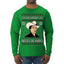 Ya Llegaron Las Nieves De Enero Chalino January Snow Ugly Christmas Sweater Mens Long Sleeve Shirt