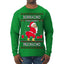Borracho Pero Buen Muchacho Drunk But a Good Boy Funny Ugly Christmas Sweater Mens Long Sleeve Shirt