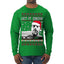 Hunter Let It Snow Biden Ugly Christmas Sweater Mens Long Sleeve Shirt