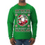 Always Shooting For The Naughty List Ugly Christmas Sweater Mens Long Sleeve Shirt