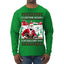 Overtime Hours Rich Men North of Richmond Ugly Christmas Sweater Mens Long Sleeve Shirt