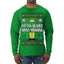 Cotton Headed Muggins Christmas Movie Quote  Ugly Christmas Sweater Mens Long Sleeve Shirt