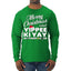 Merry Christmas and Yippee Ki Yay MOFO Christmas Mens Long Sleeve Shirt