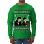 Escaped Bandits Classic Home Holiday Movie Ugly Christmas Sweater Mens Long Sleeve Shirt