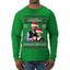 Season's Greeting From Nakatomi Plaza Ugly Christmas Sweater Mens Long Sleeve Shirt