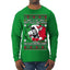 Jing a Di Jing Dominick the Italian Christmas Donkey Ugly Christmas Sweater Mens Long Sleeve Shirt