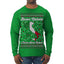 Buon Natale e Felice Anno Nuovo! Merry Christmas and Happy New Year Ugly Christmas Sweater Mens Long Sleeve Shirt