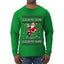 Sleigh My Name Sleigh My Name, Pop Singers, Song Lyrics Pun, Santa Sleigh, Ugly Christmas Sweater Mens Long Sleeve Shirt