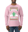 Merry Christmas Bitches Ugly Christmas Sweater Mens Long Sleeve Shirt