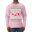 Pour Me Some Holiday Cheer Ugly Christmas Sweater Mens Long Sleeve Shirt