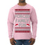 Forced Family Fun, Xmas Holiday Funny Ugly Christmas Sweater Mens Long Sleeve Shirt