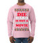 Die Hard is Not a Christmas Movie Classic, McClane Hans Nakatomi Plaza Xmas Party Holiday Movies Ugly Christmas Sweater Mens Long Sleeve Shirt