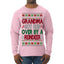 Grandma Got Ran Over by a Reindeer | Classic Xmas Song Holiday Movie Quote Ugly Christmas Sweater Mens Long Sleeve Shirt