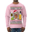 Arriba Abajo Al Centro Pa'Dentro Cheers to Health Salud Ugly Christmas Sweater Mens Long Sleeve Shirt