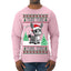 Tuki Tuki Tuki Funny Spanish Music Lyrics Ugly Christmas Sweater Mens Long Sleeve Shirt