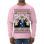 Doge F Around and Find Out Donald Trump Elon Vivek MAGA Ugly Christmas Sweater Mens Long Sleeve Shirt
